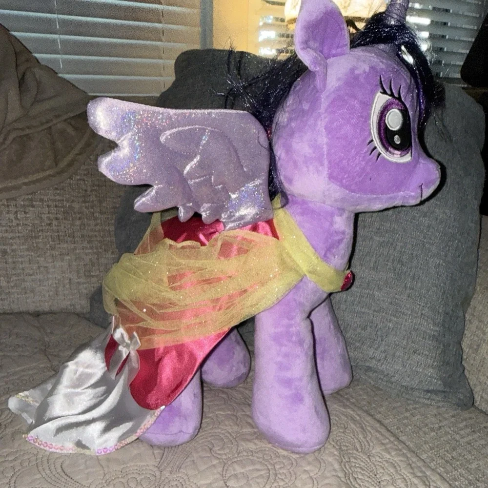Build A Bear My Little Pony Purple Princess Twilight Sparkle & Matching Cape